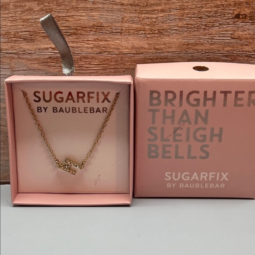 Sugarfix by Baublebar Initial "M" letter necklace NIB